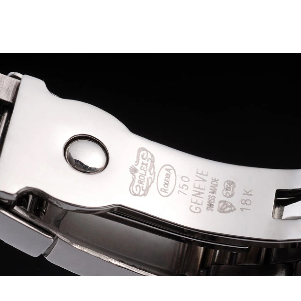 Aaa replica Stainless Rolex Silver Dial Enameled Steel Black Daytona 0726
